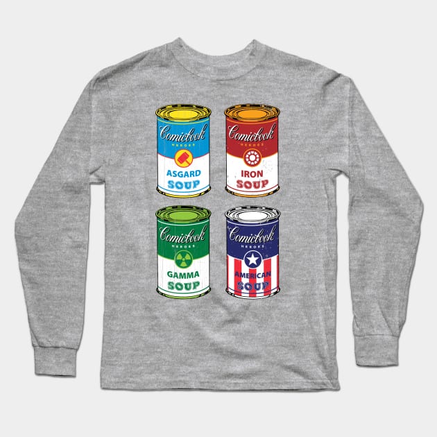Soup Assemble Long Sleeve T-Shirt by Stationjack